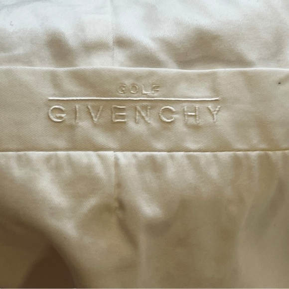 Givenchy Women’s Longline Golf Shorts White Pockets modest high rise 26 vintage - Picture 8 of 16